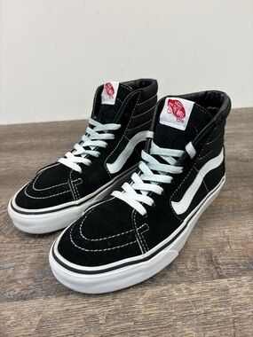 Vans Sk8-Hi Black White Classic High Top Sneakers Women’s 7 / Men’s 5.5